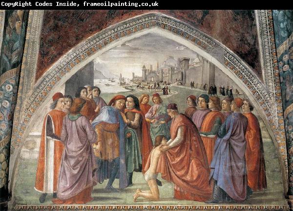 GHIRLANDAIO, Domenico Renunciation of Worldly Goods